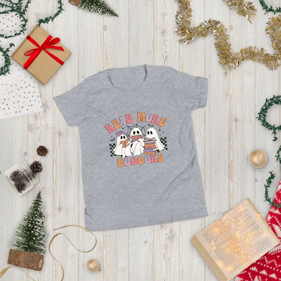 Halloween-Teacher-Ghost-Read-More T-Shirt | Spooky & Educational Halloween Tee for Teachers product image (78)