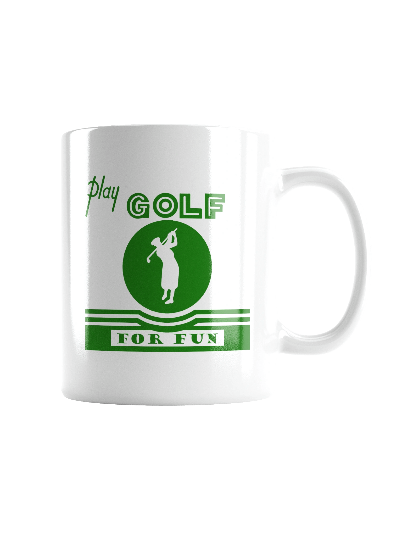 'Golf for Fun' White Mug product image (2)