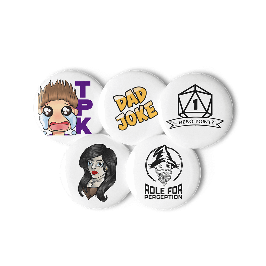 🎲 Role for Perception Pin Set – Pack of 5 product image (4)