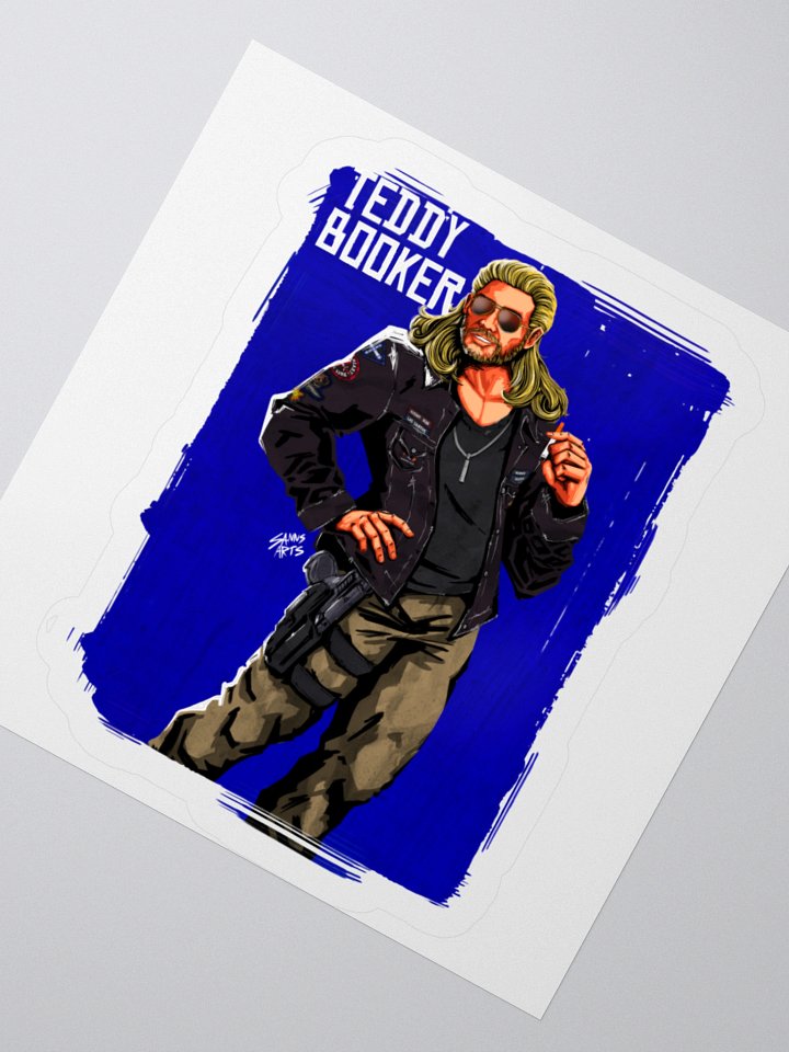 Teddy Booker Portrait Sticker product image (6)