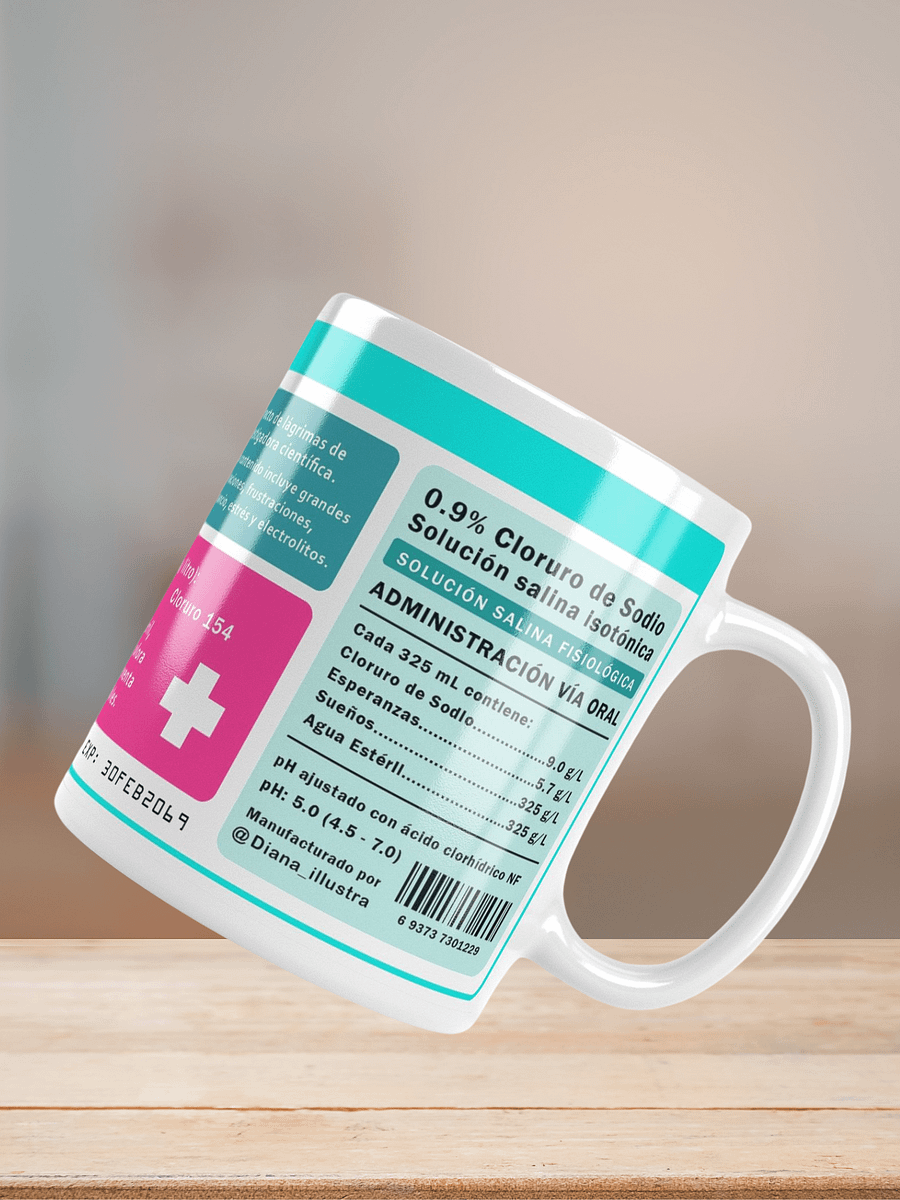 "Lágrimas de investigadora científica" (SPANISH) Ceramic mug product image (8)