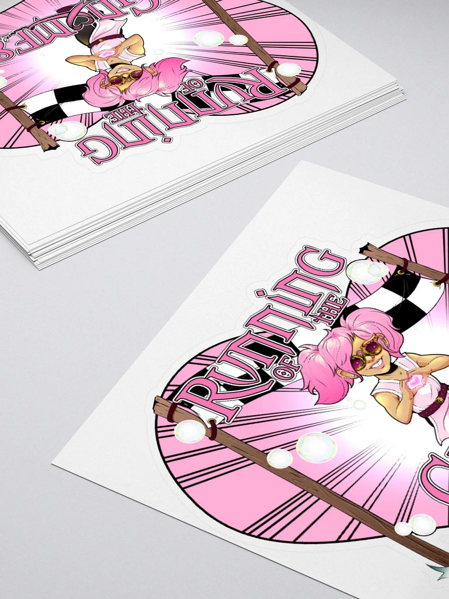 Running of the Gnomes Heart Racer- by Mischi -Cut Sticker product image (11)