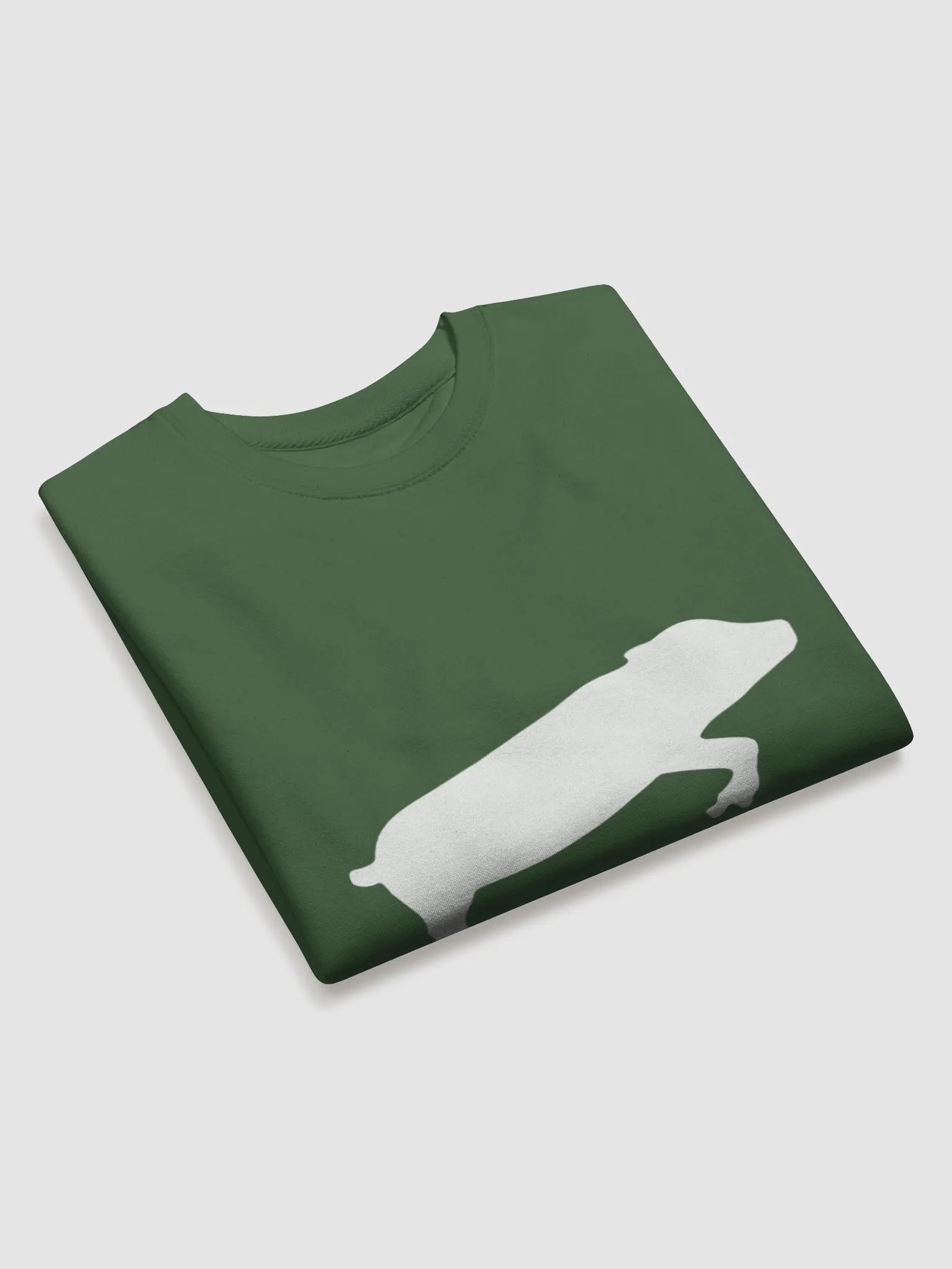 Leaping Pig WHITE (Cotton Heritage Premium Sweatshirt) product image (15)
