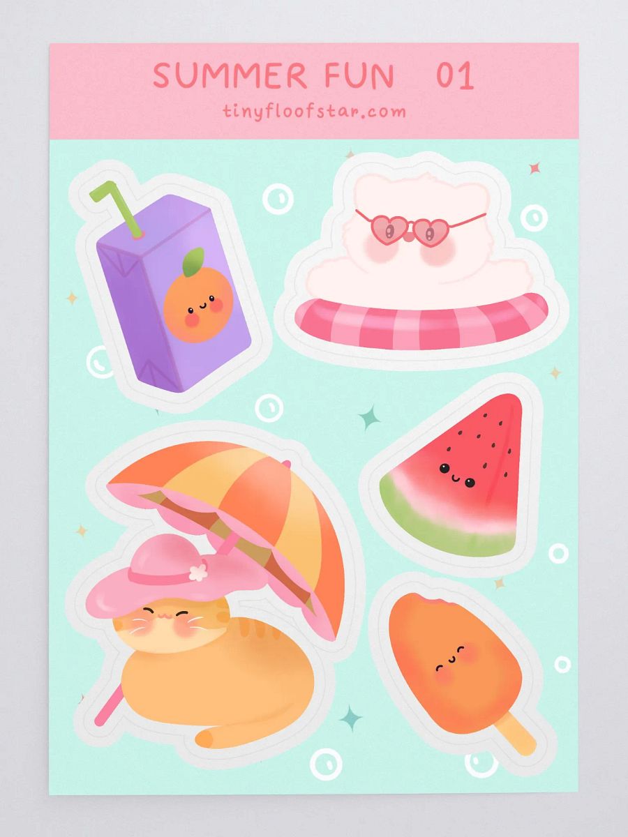 Summer Fun Sticker Sheet product image (4)