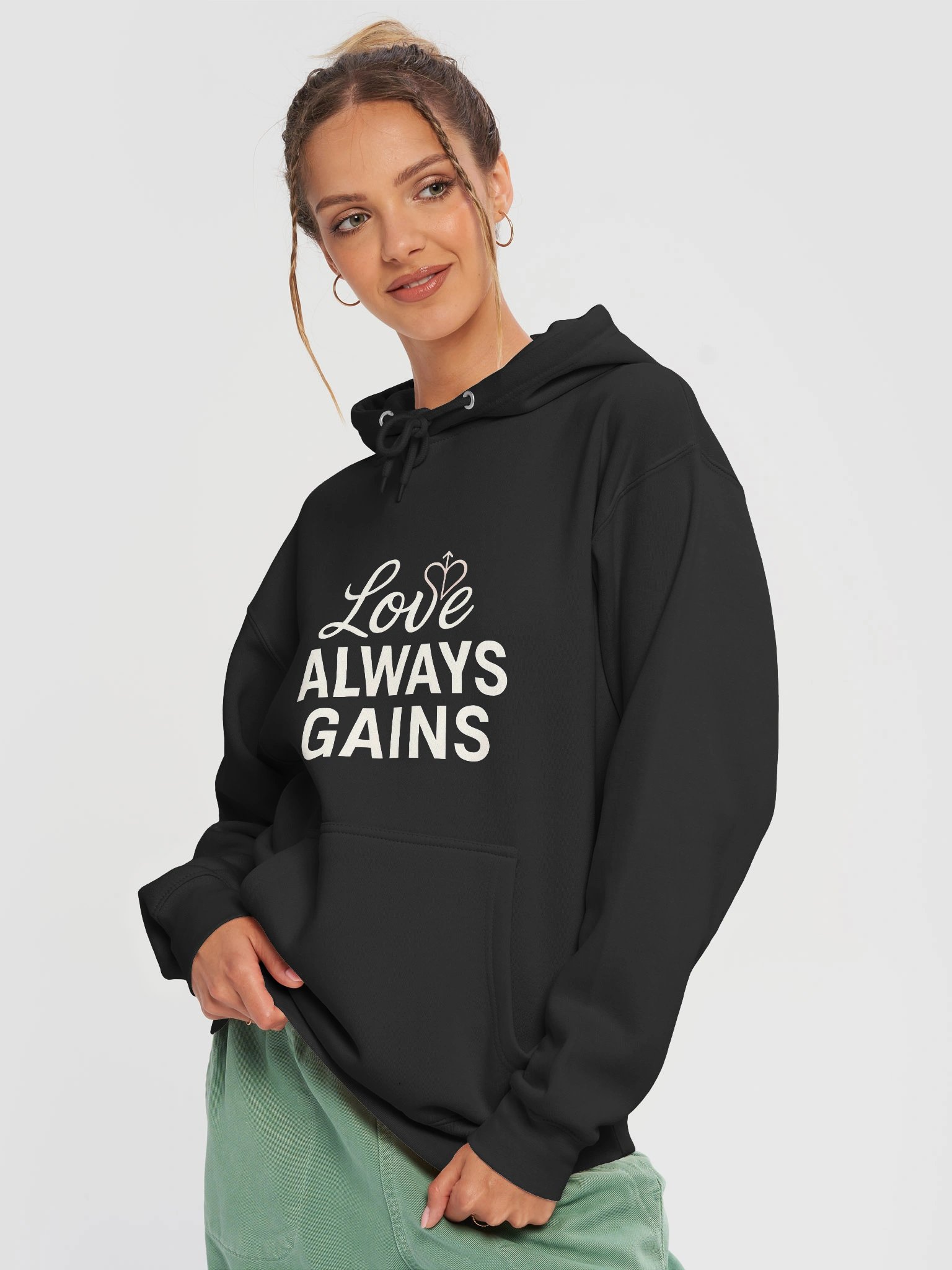 Love Always Gains  — The Reese Witherspoon-Inspired Hoodie That Will Change Your Life product image (3)