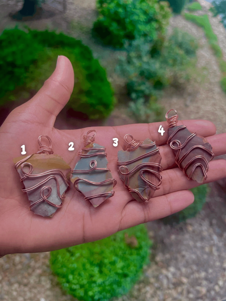 Raw Desert Jasper Crystal Pendant product image (2)
