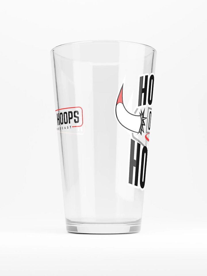 Horns Over Hoops Shaker Pint Glass product image (1)