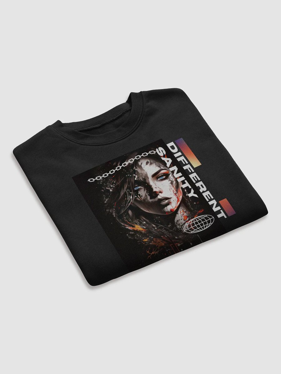 Sanity Splatter Women's Artistic Crop Sweatshirt product image (5)