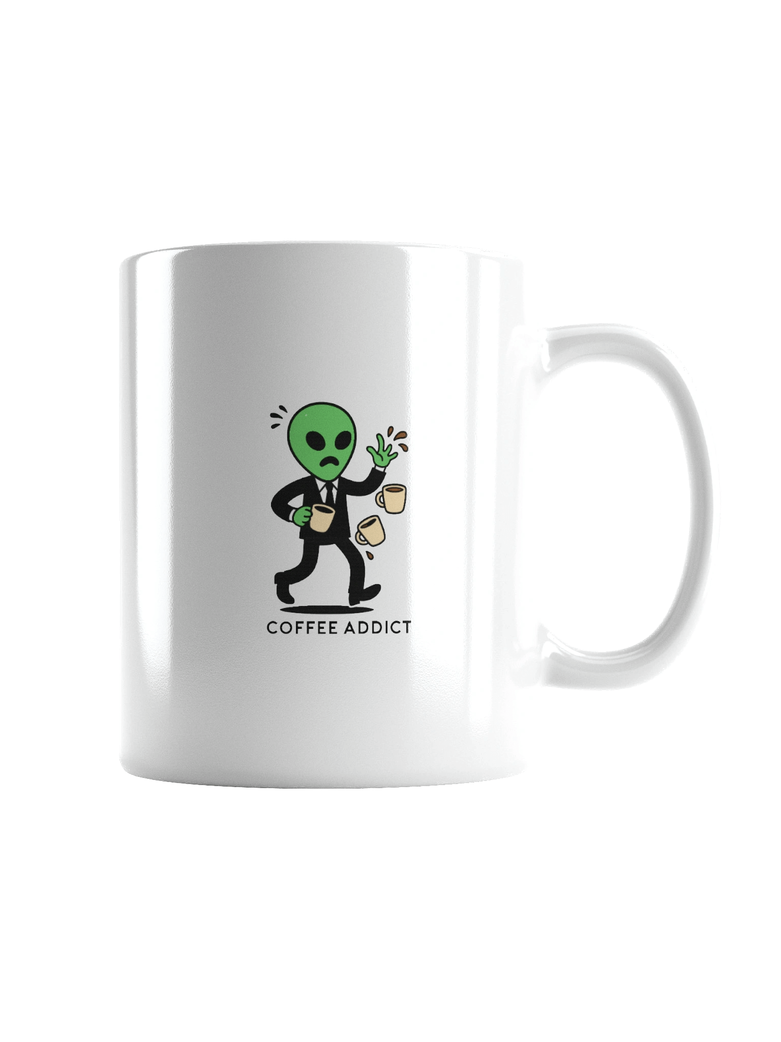Coffee Addict Roswell Alien Ceramic Mug product image (2)