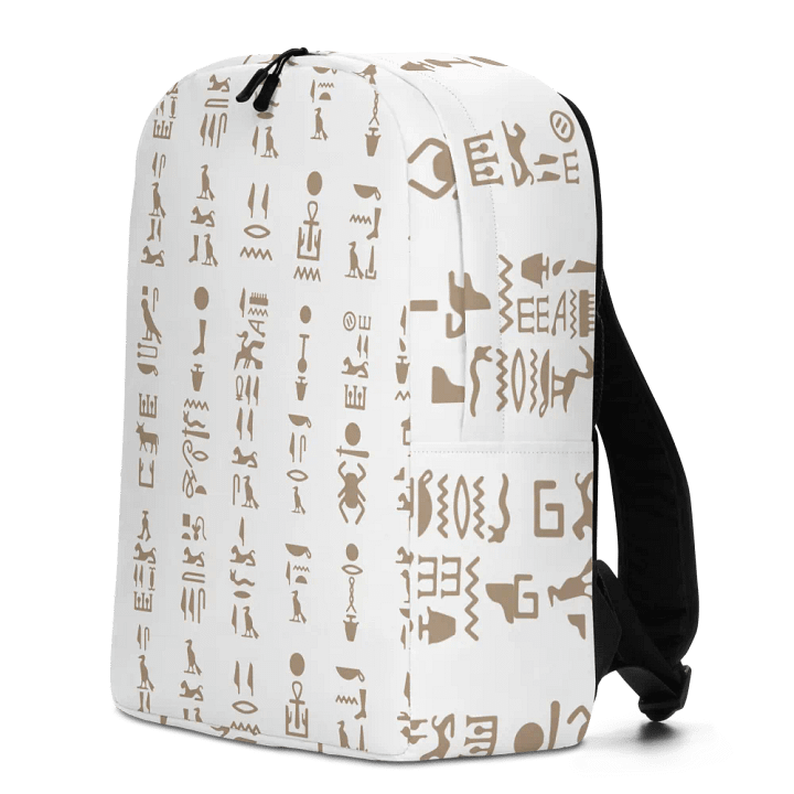 Isis White Hieroglyphs Backpack product image (2)