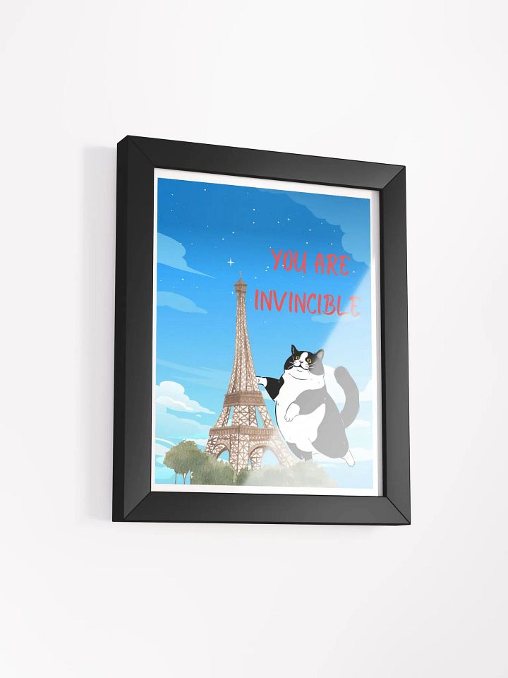 Invincible Cat in Paris Poster product image (5)