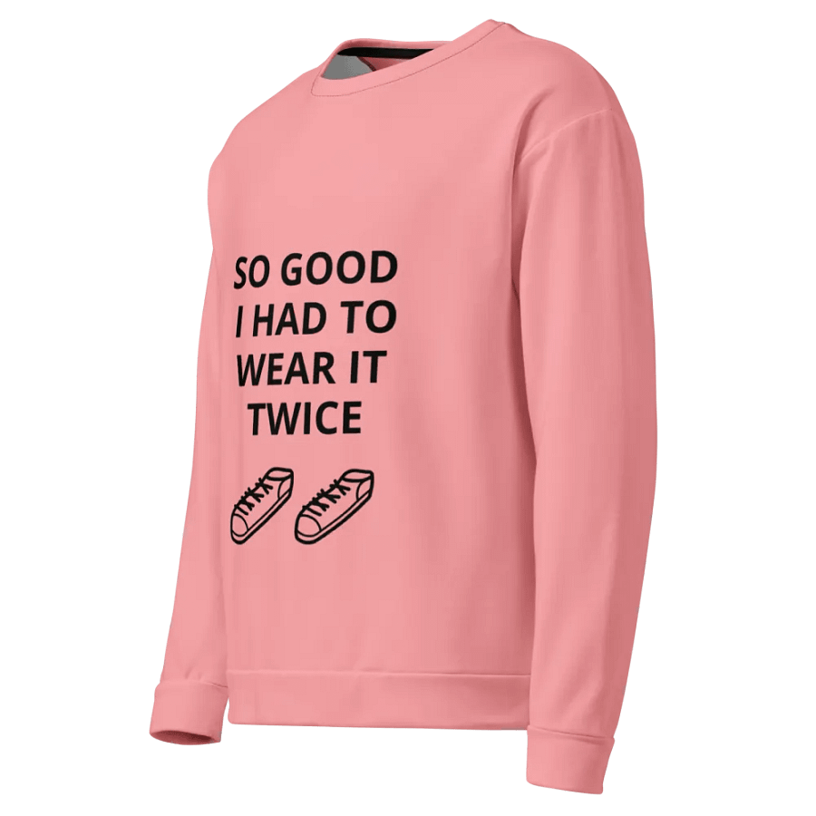 Twice-Worn Delight All-Over Print Sweatshirt product image (11)