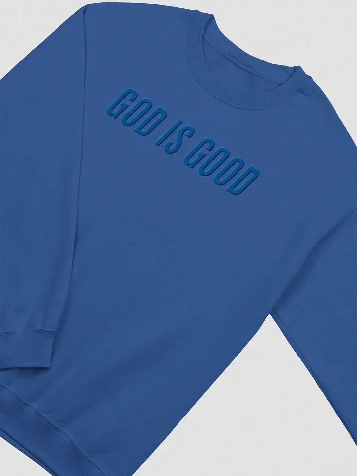God is Good - Royal Monochromatic Crewneck product image (1)