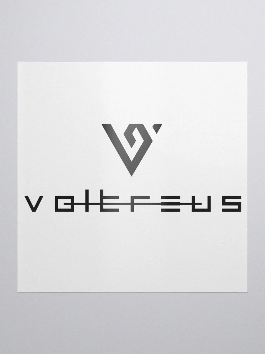 White logo Sticker product image (1)