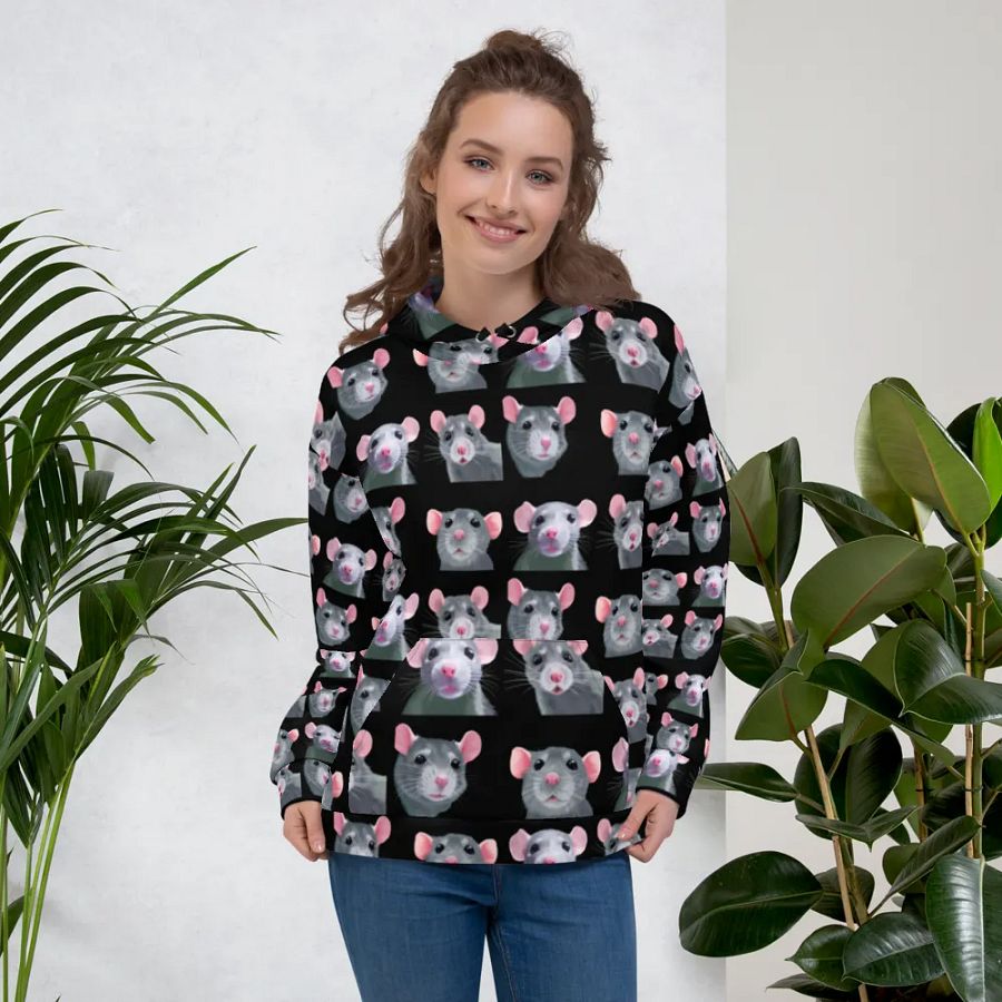 Four blue rats hoody product image (5)