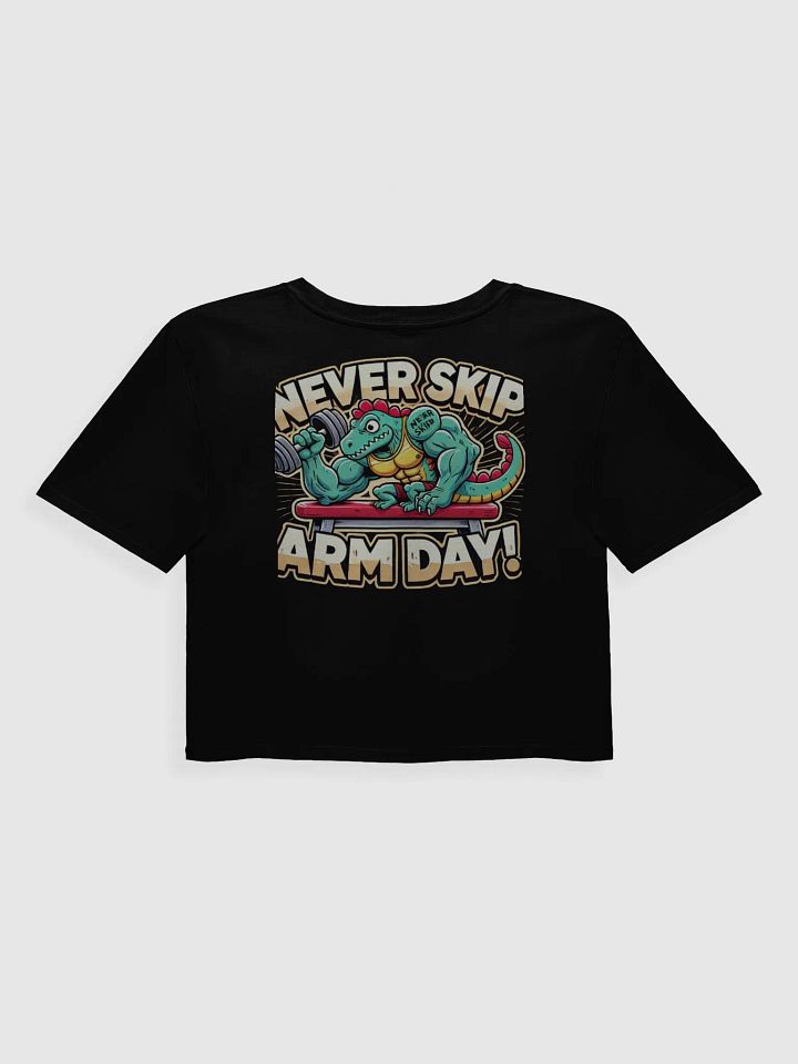 Muscle Dino Arm Day Crop Top product image (2)