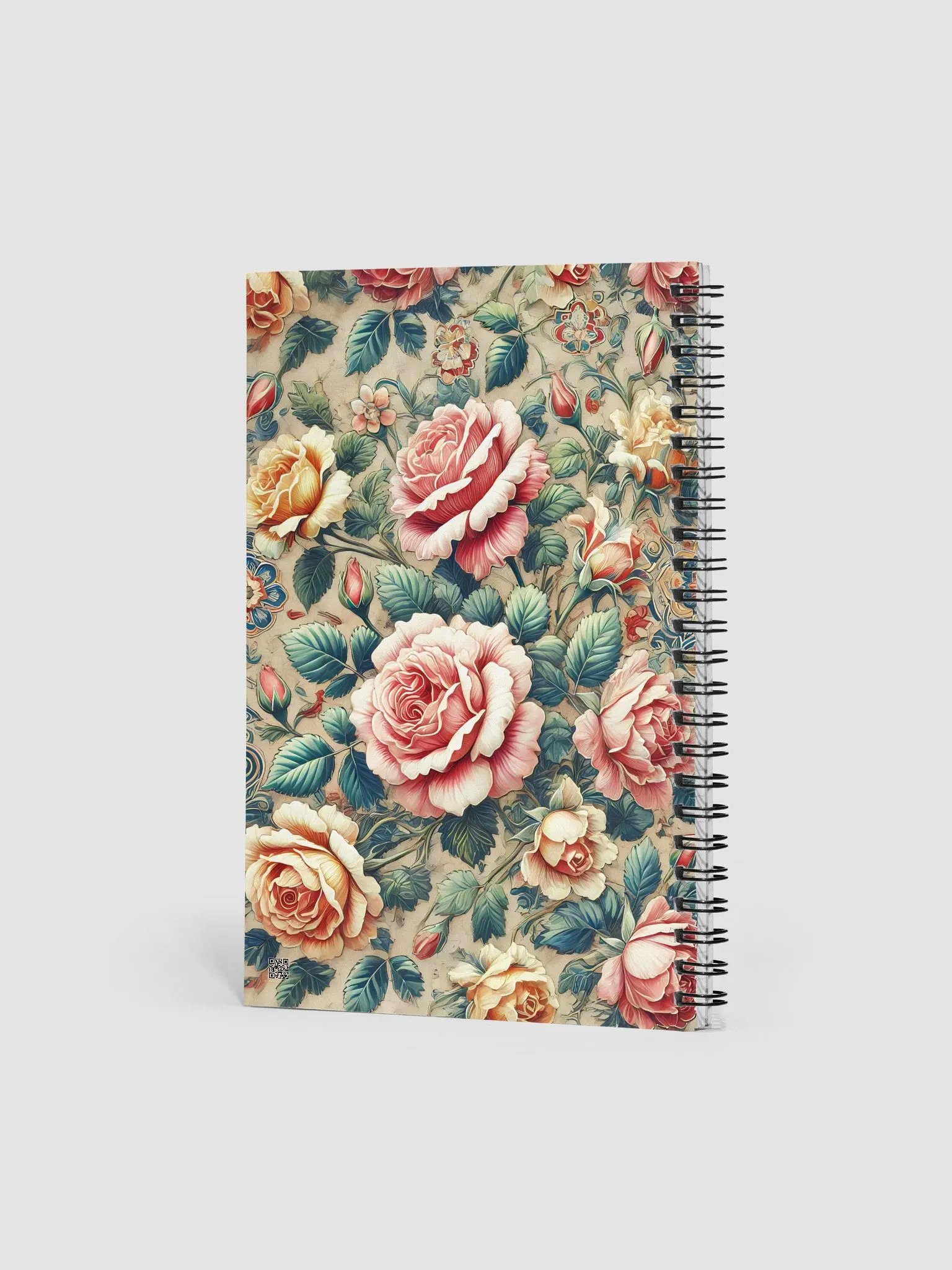 Royal Floral Spiral Notebook product image (2)