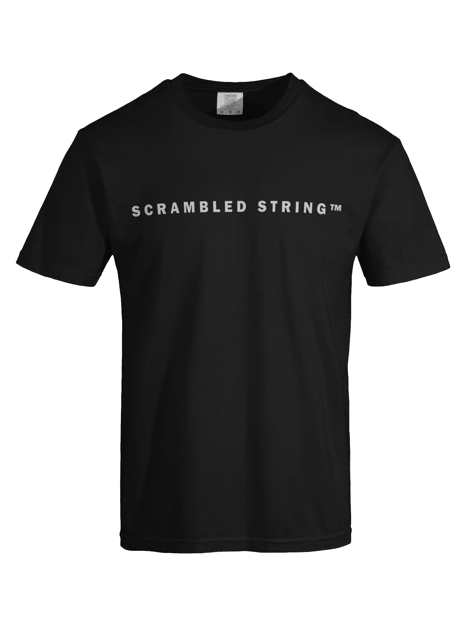 Scrambled String Black Tee product image (4)