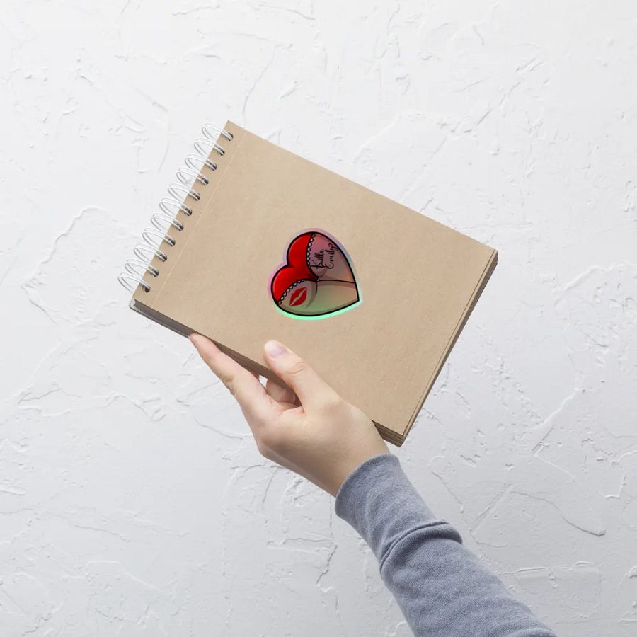RED HEART BUTT STICKER product image (9)