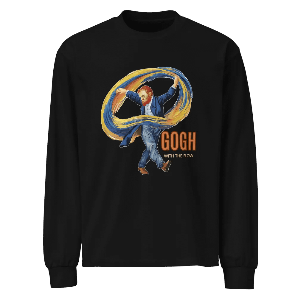 Gogh with the Flow Illustrated Long Sleeve Shirt product image (1)