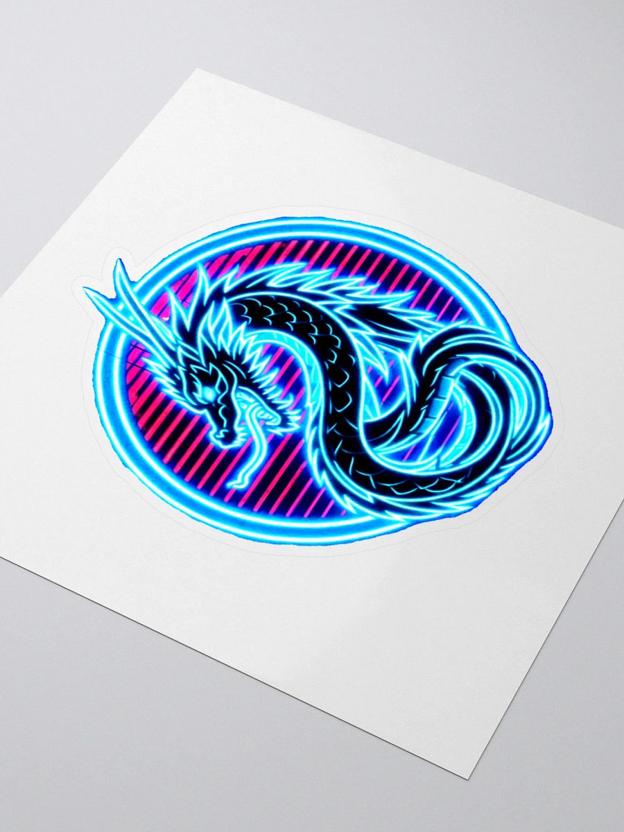 Neon Dragon Sticker product image (6)