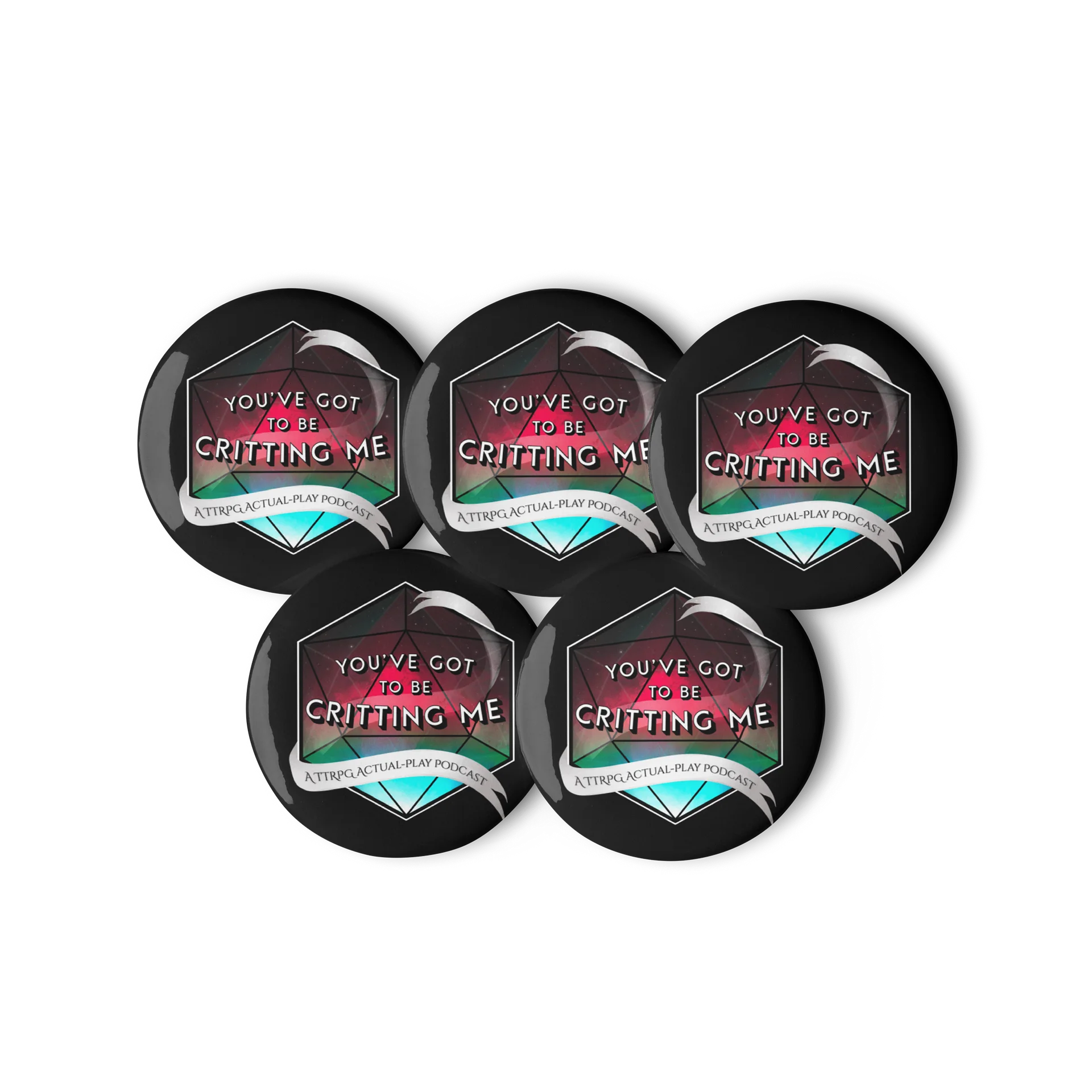 You've Got to Be Critting Me Logo Pin Set product image (3)