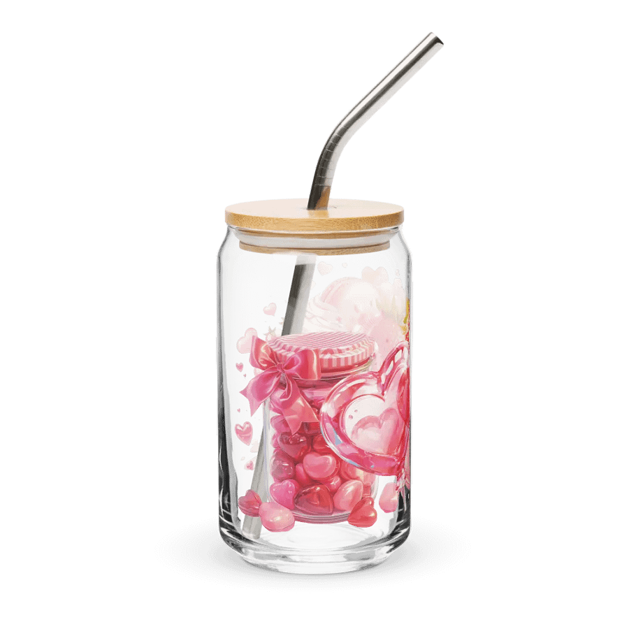 Valentine Sweetheart Glass Can product image (4)