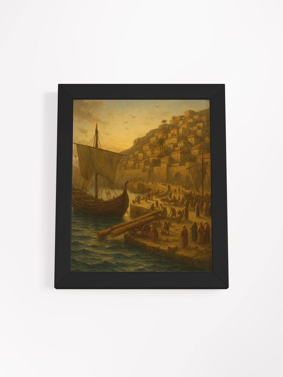 Toward the Holy City – Framed Matte Print product image (1)
