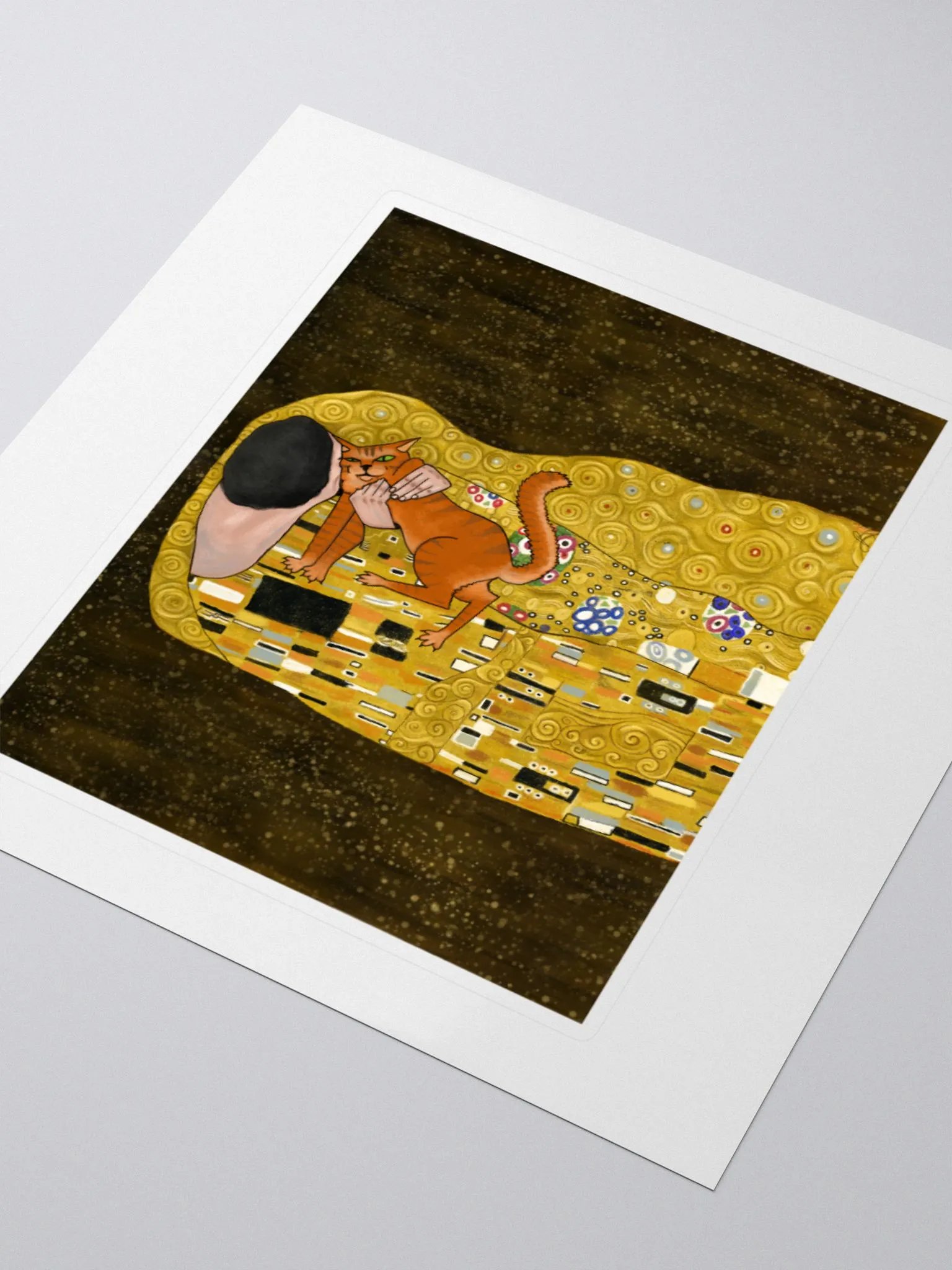 The Reluctant Kiss Sticker product image (12)