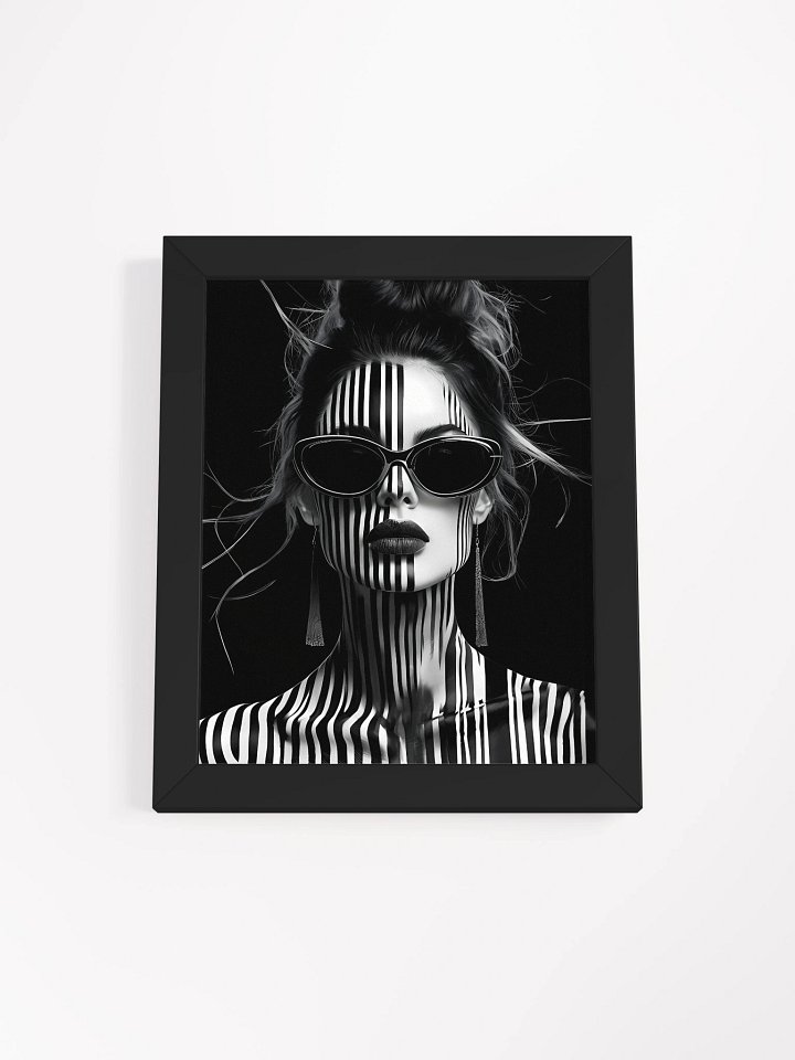 Striped Vision Framed Art Poster product image (2)