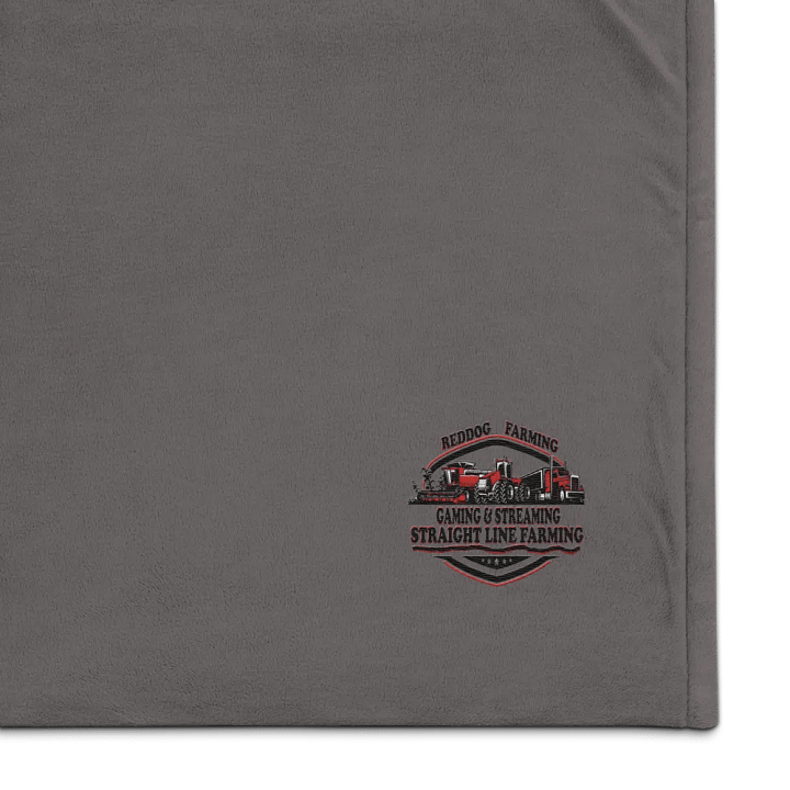 Port Authority Embroidered Premium Sherpa Blanket REDDOG FARMING LOGO product image (1)