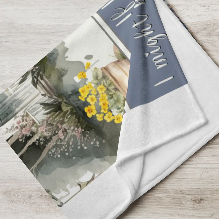 Blanket, Pride, and Prejudice Plush Throw, Jane Austen Historical Romance Gift, Bookish Literary Jane Austen Fan Art Gift for Her, Bookclub product image (6)