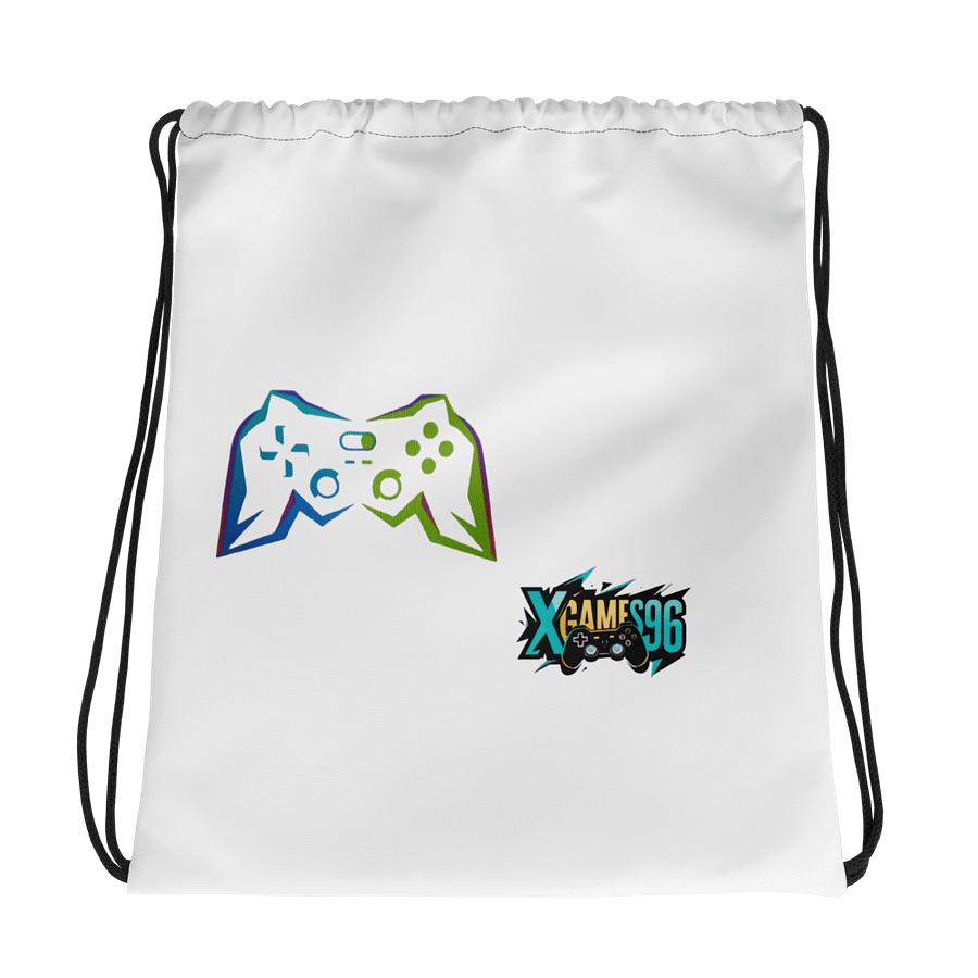 Retro Gaming All-Over Drawstring Bag product image (1)