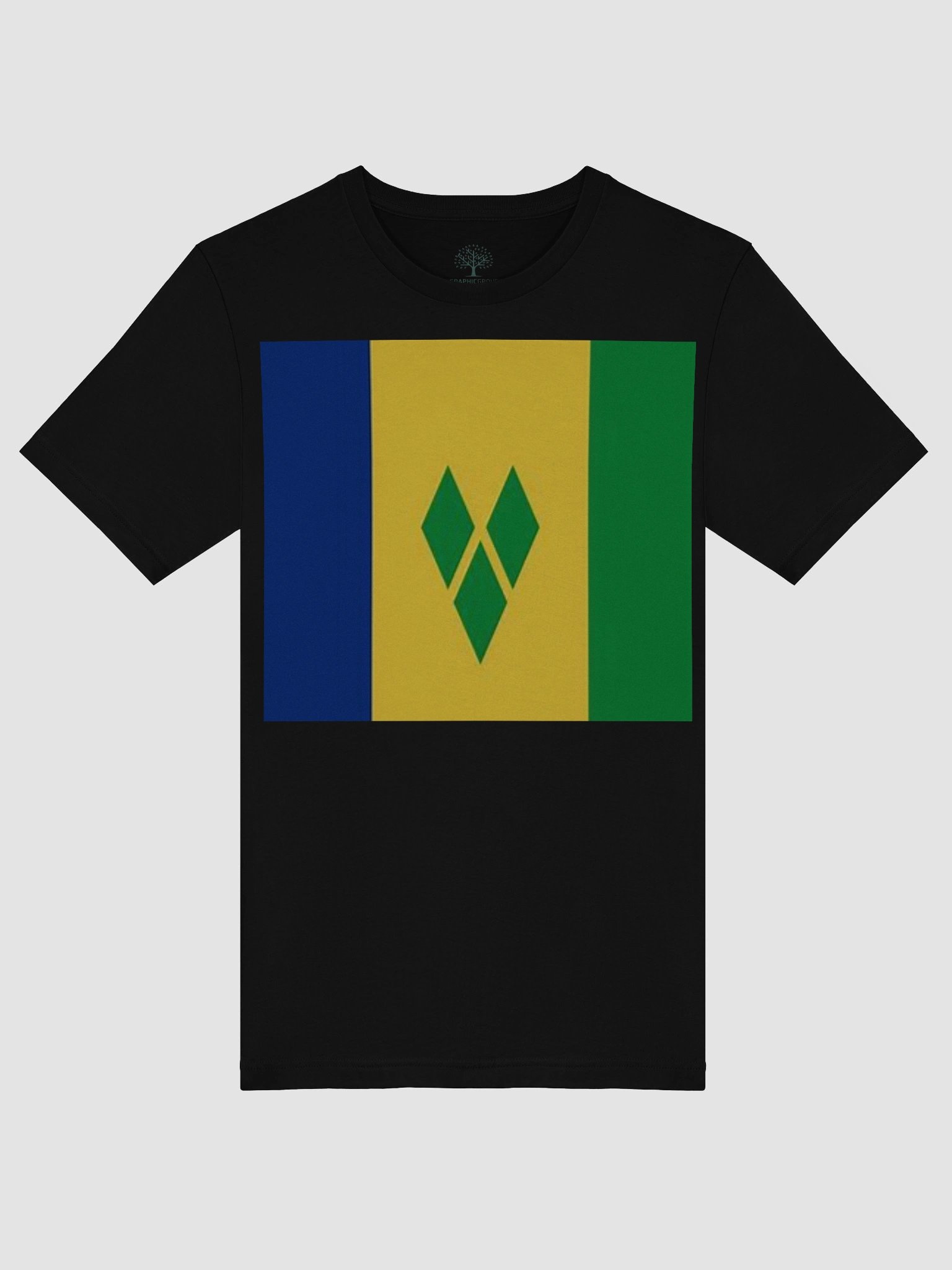 Exclusive Saint Vincent and the Grenadines Flag T-Shirt – Unisex Supersoft Comfort | TDS Music product image (47)