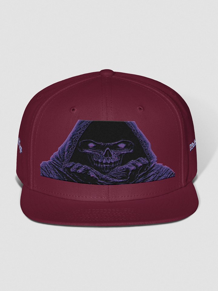 D3a1hXSaga SnapBack – Night Drive Reaper - Burgundy Maroon Edition product image (1)