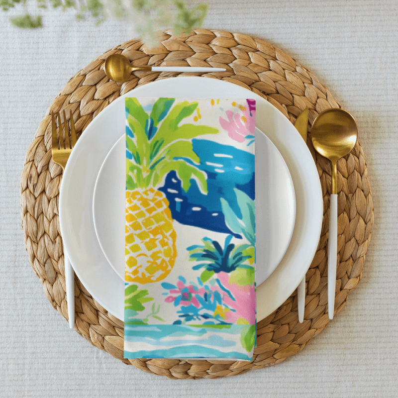 Tropical Paradise Cloth Napkins - Set of 4 product image (1)