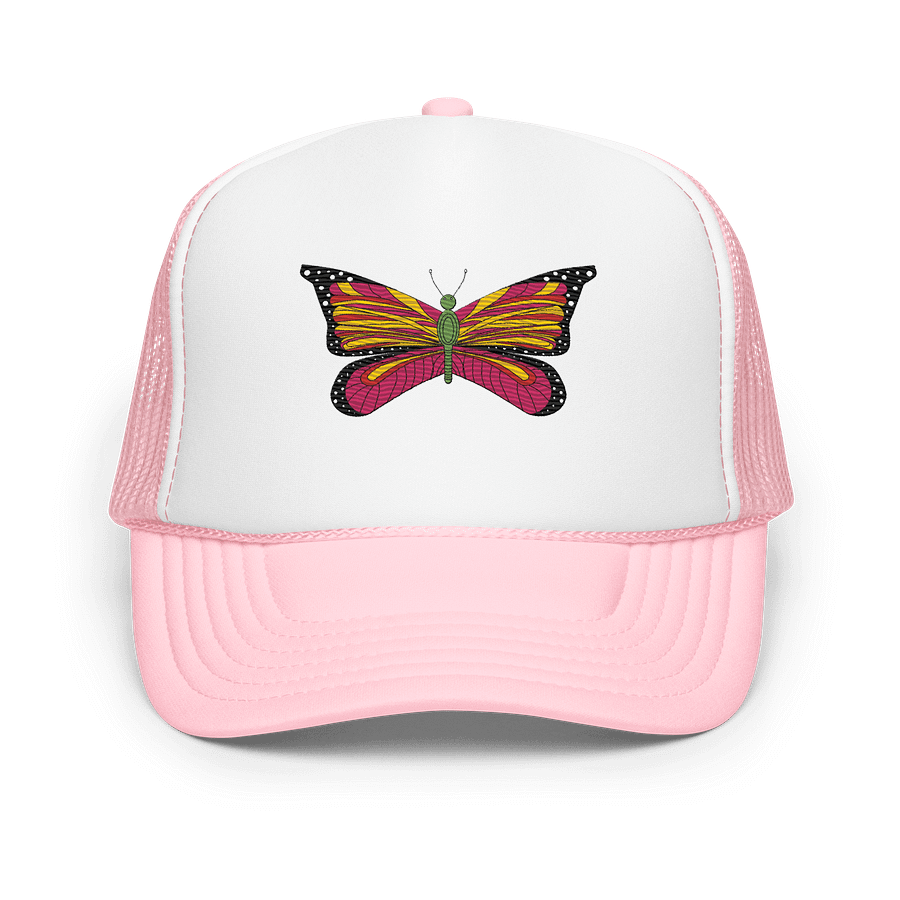 Symmetrical Dragonfly Dreams Foam Trucker Hat product image (16)