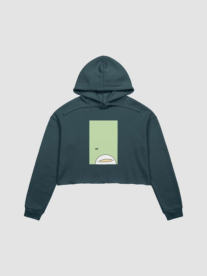 Meme Duck Peek Crop Hoodie product image (2)
