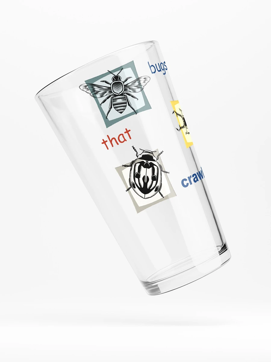 bugs that crawl pint glass product image (4)