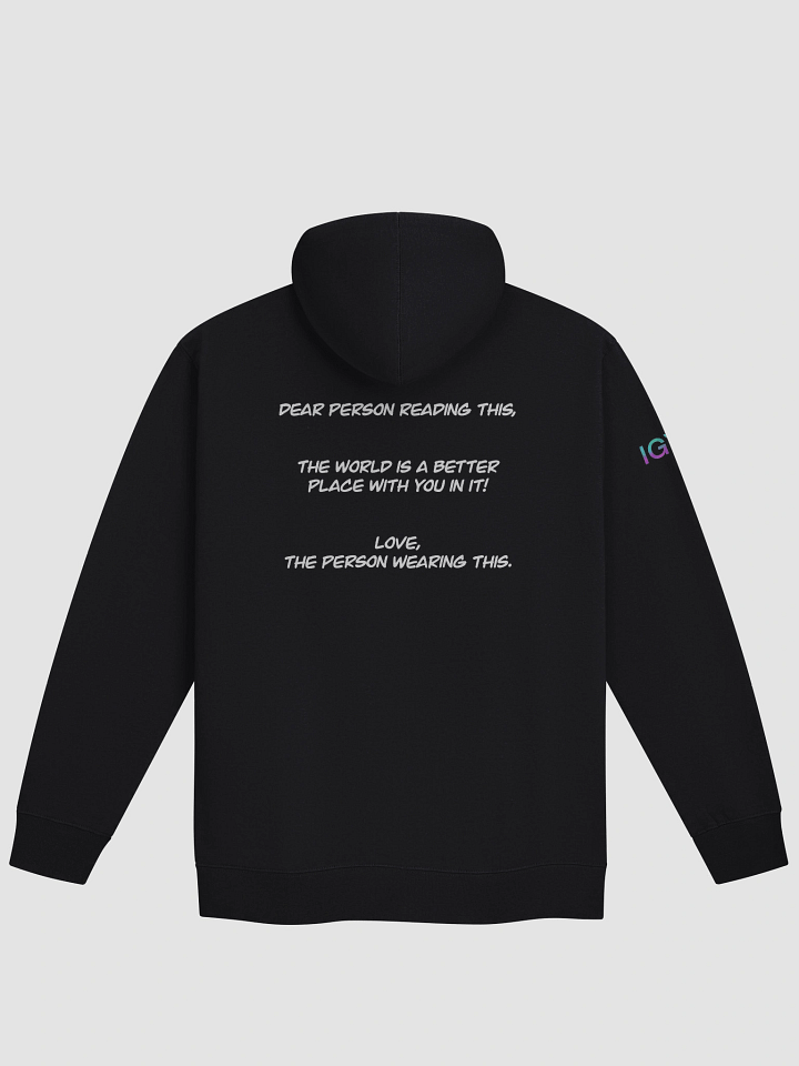 Dear person zip hoodie product image (2)