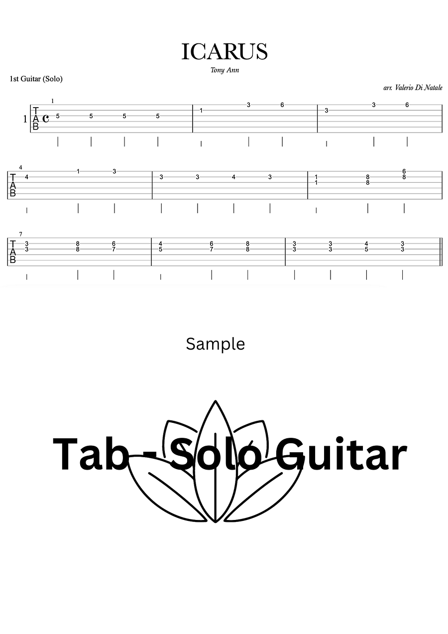 ICARUS for guitar by T.Ann product image (2)