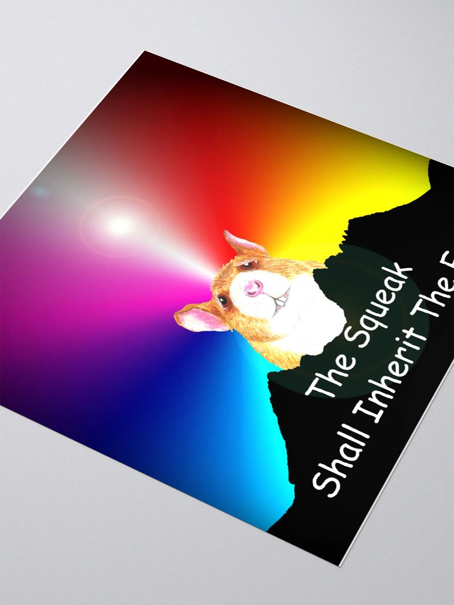 The squeak shall inherit the Earth sticker product image (7)