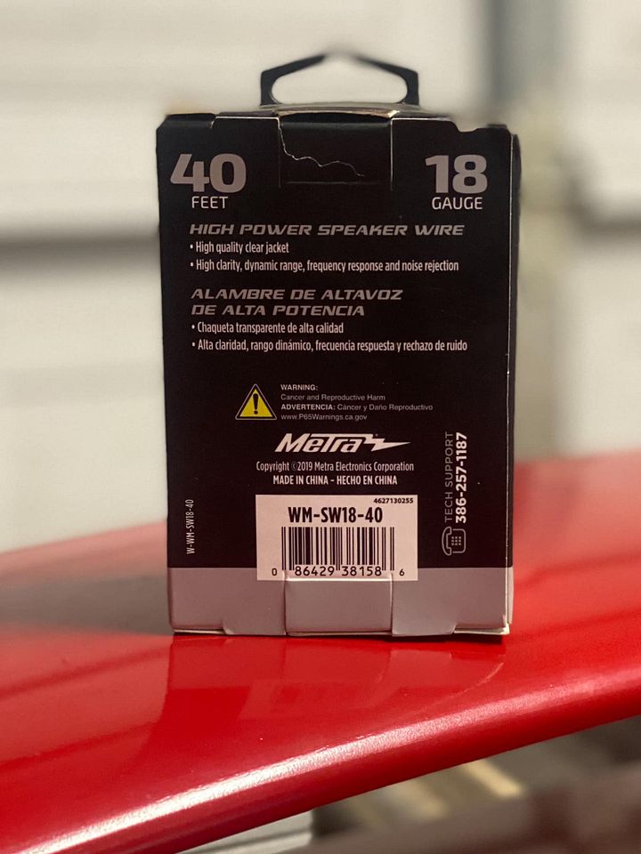18ga speaker wire 40ft product image (2)