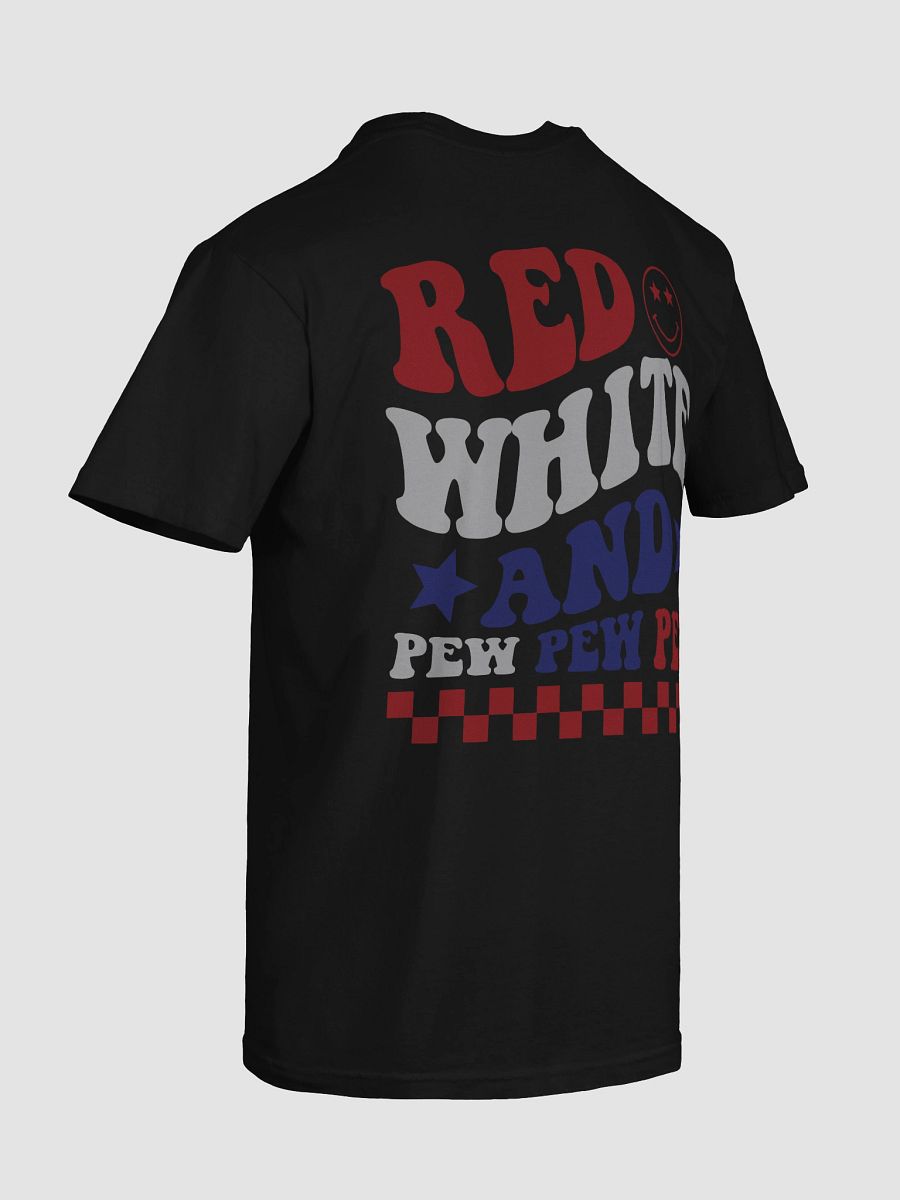 Patriotic Pew Pew Graphic Tee product image (43)