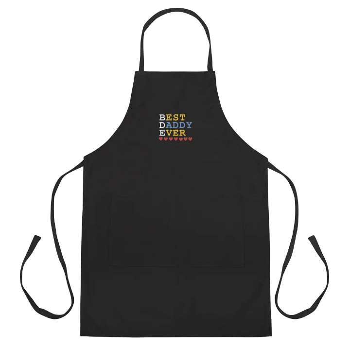 Best Daddy Ever Embroidered Cooking Apron product image (2)