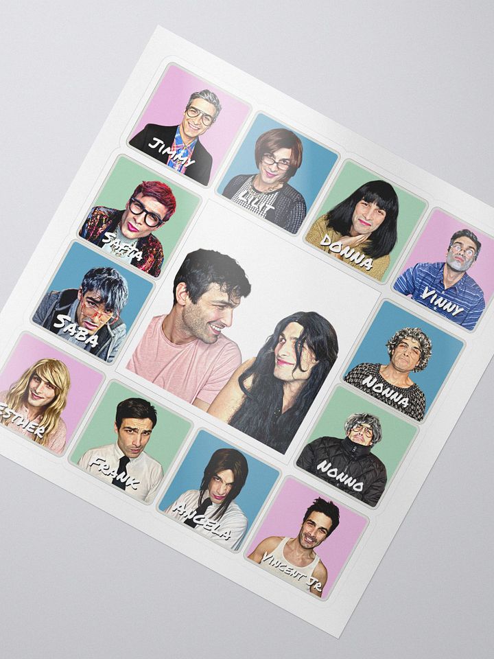 The Family & Friends Pastel Poster Sticker product image (2)