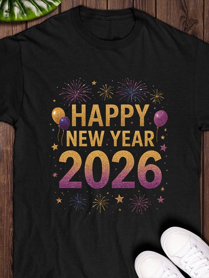 Happy New Year 2026 Tee Shirt product image (1)