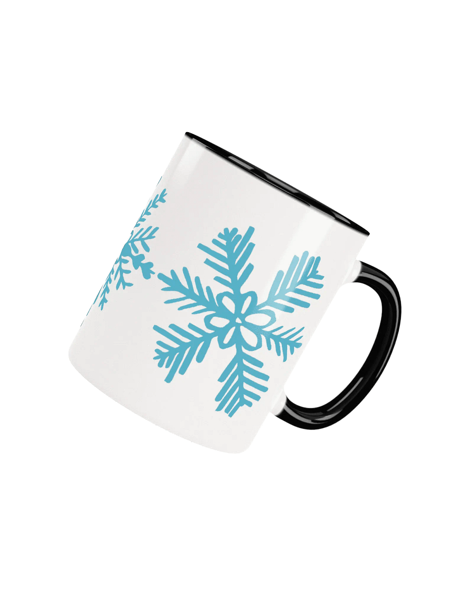 Simple Snowflakes Color Filled Mug product image (19)