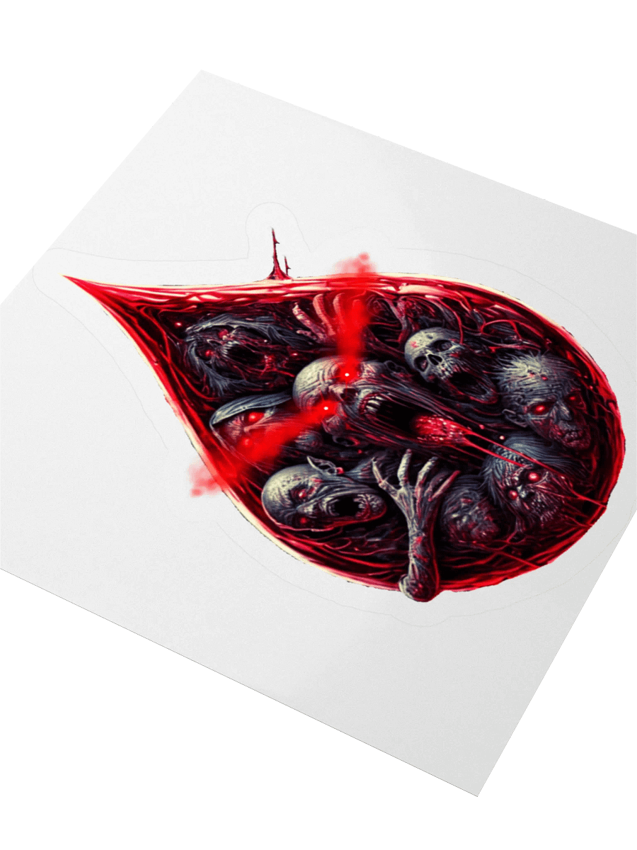 "In a Drop of Blood" Sticker product image (7)