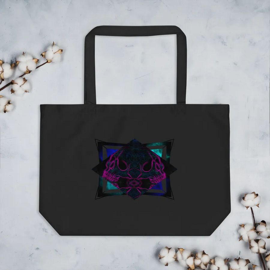 Double-Skull Cotton Tote product image (3)